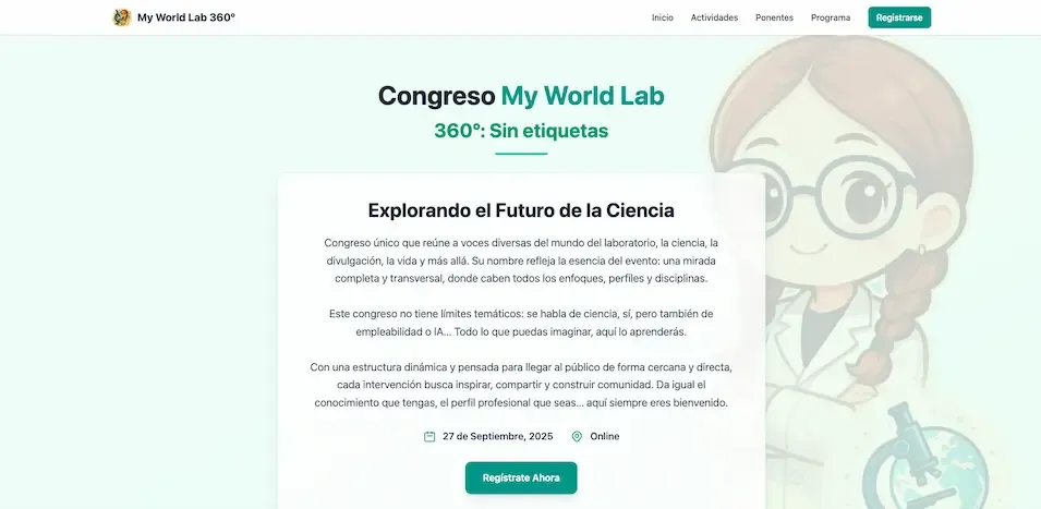 Screenshot of My World Lab 360º